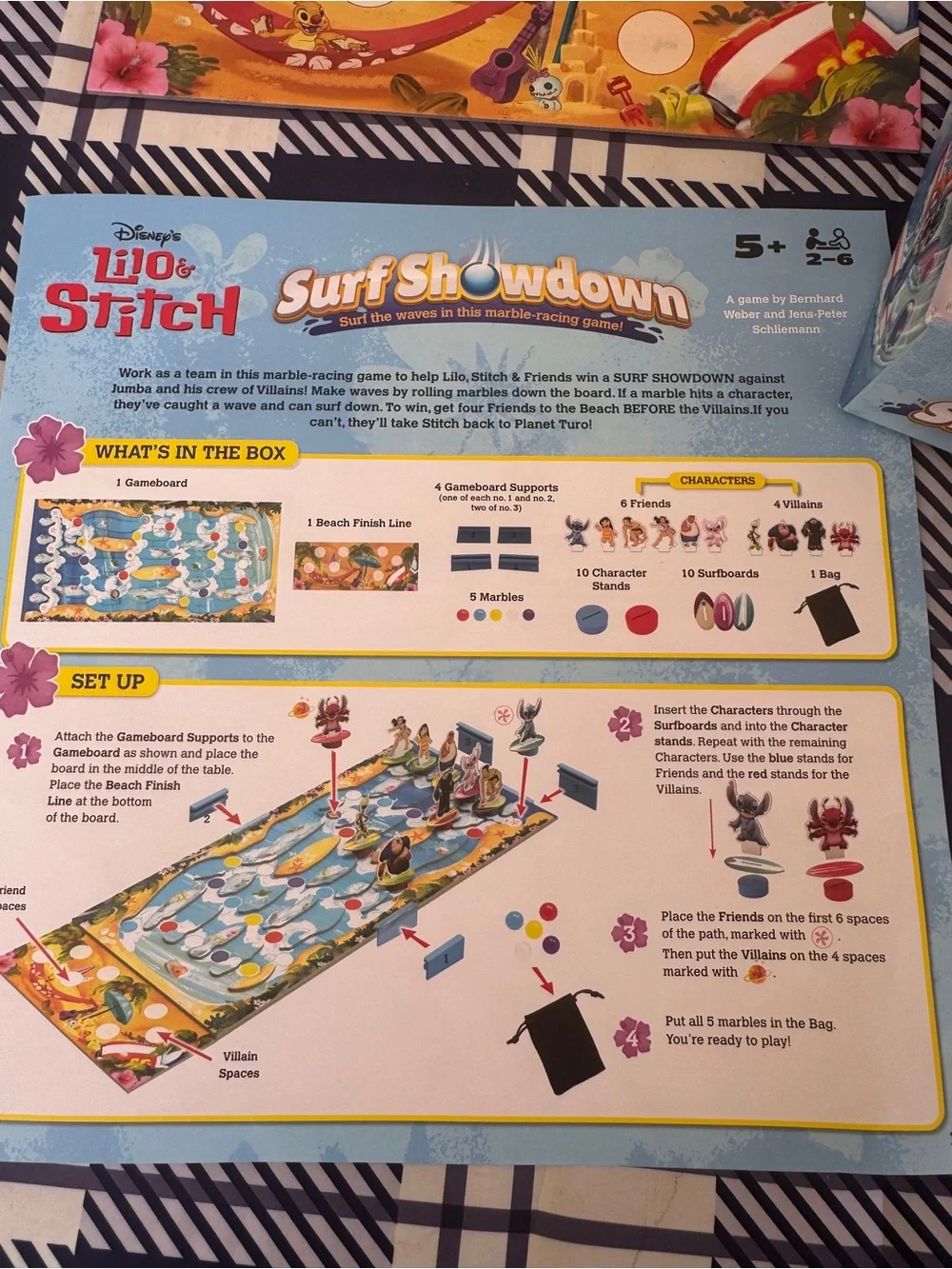 Like New Disney Lilo & Stitch Surf Showdown Board Game
